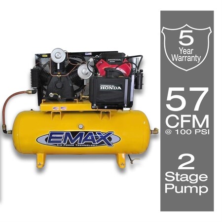 Emax Compressor Stationary Gasoline Electric Air Compressor EGES2480ST